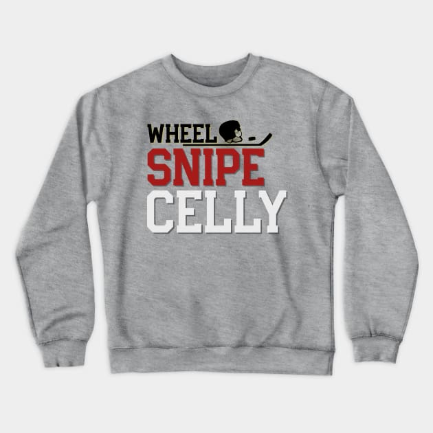 Letterkenny - Wheel Snipe Celly Hockey Shamrocks Crewneck Sweatshirt by PincGeneral